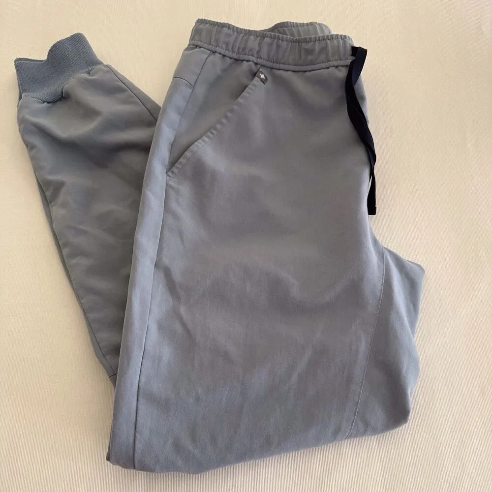 FIGS Small Light Grayish Blue Tansen Men's Jogger Scrub Pants Soft And Comfy‎